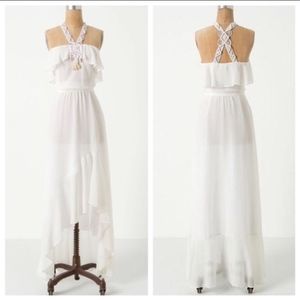 Anthropologie Leifsdottir Ardastra Halter Dress